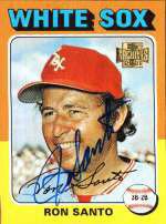 2003 Topps Retired Uncirculated Ron Santo Autograph Auto #RSA