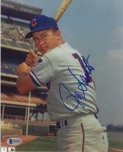 Autographed BILLY WILLIAMS 8x10 Chicago Cubs Photo - Main Line