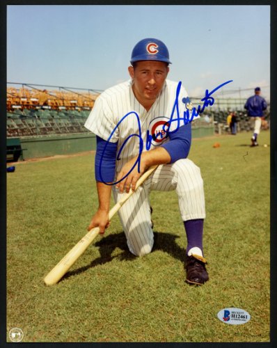 1961 Topps #35 Ron Santo Beckett Authentic Autograph Signed *4765