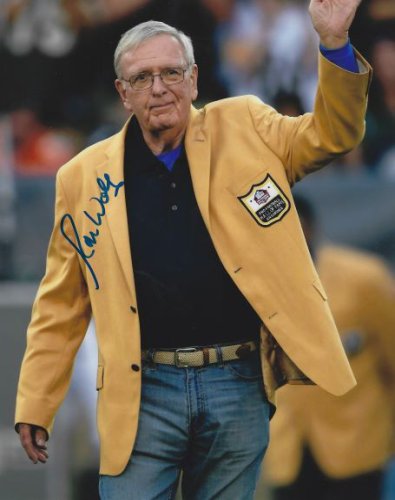 GREEN BAY PACKERS RON WOLF SIGNED HALL OF FAME 8X10