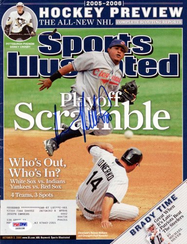 Ronnie Belliard Autographed Signed Sports Illustrated Magazine Cleveland Indians PSA/DNA