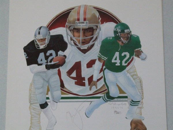 ronnie lott autographed jersey