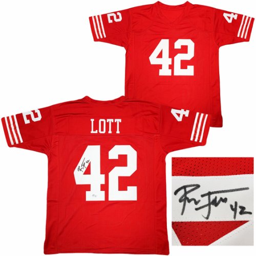 Ronnie Lott Autographed San Francisco 49ers 8x10 Framed Photograph –  Signature Sports Marketing