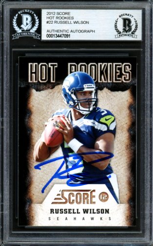 Russell Wilson Rookie Cards Checklist, RC Gallery Guide, Top Autographs