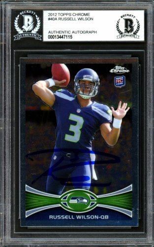 Russell Wilson 5x7 #d 69/99 2014 Topps Ring of Fire Superbowl