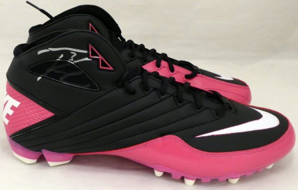 Russell Wilson Autographed Signed Nike Super Speed Td 3/4 Pink Cleat Seattle Seahawks Size 13 Size 13 Rw Holo #42236