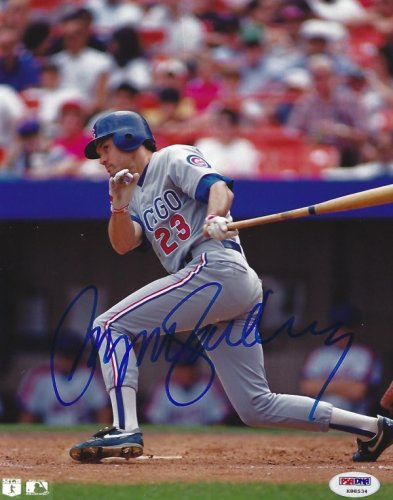 Autographed/Signed Ryne Sandberg Chicago Blue Baseball Jersey JSA COA 