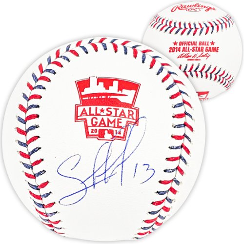 Autographed/Signed Salvador Perez Kansas City White Baseball Jersey Beckett  BAS COA - Hall of Fame Sports Memorabilia
