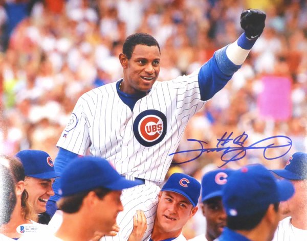 Legends Memorabilia Collection Sammy Sosa Autographed Cubs Jersey - Player's Closet Project