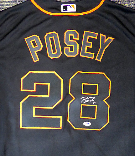 buster posey signed jersey