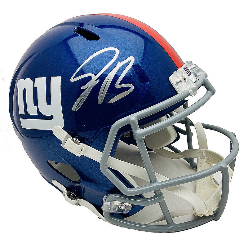 Saquon Barkley New York Giants Signed Autograph Speed Mini Helmet Panini Authentic Certified 