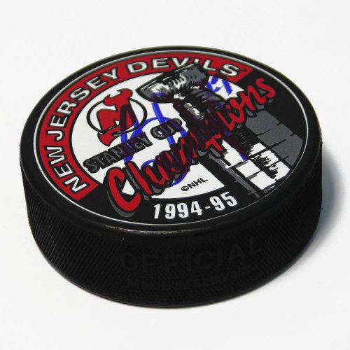Scott Niedermayer New Jersey Devils Autographed Signed 1995 Stanley Cup Hockey Puck