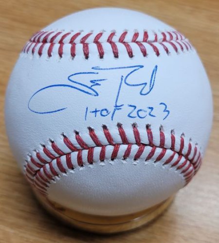 Scott Rolen Autographed HOF Logo Baseball