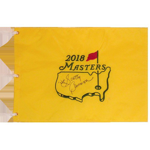 Golf Memorabilia Autographed Pin Flags