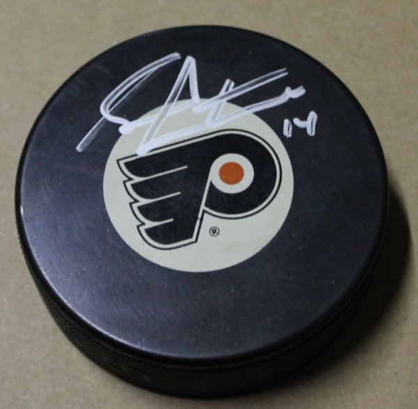 Sean Couturier Philadelphia Flyers Autographed Signed Puck