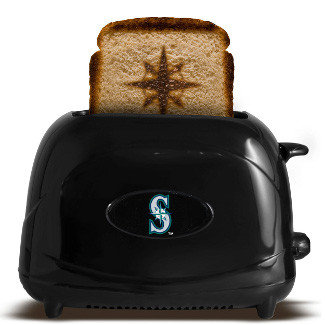 Seattle Mariners Logo MLB ProToast Elite Black Toaster