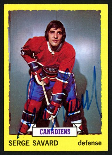 Serge Savard Montreal Canadiens Autographed 8x10 Photo
