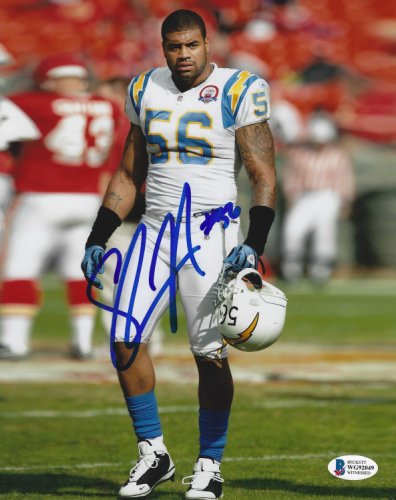 Shawne Merriman Autographed Memorabilia  Signed Photo, Jersey,  Collectibles & Merchandise