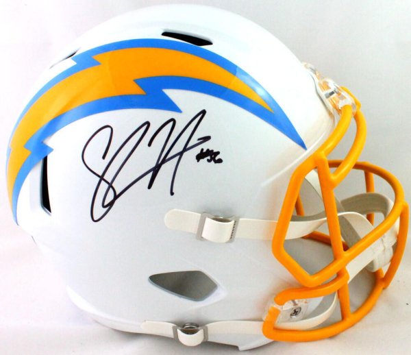 Shawne Merriman Autographed San Diego (Blue #56) Custom Jersey - JSA – Palm  Beach Autographs LLC