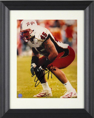 Shawne Merriman Autographed Signed Maryland Terrapins 8X10 Photo Custom  Framing #45- AWM Hologram