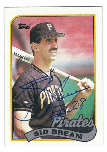 Sid Bream Autographed Signed Custom Stitched