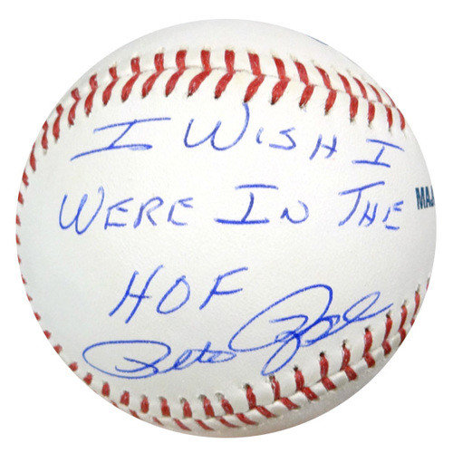 A Pete Rose signed baseball in my local mall...is this common for him