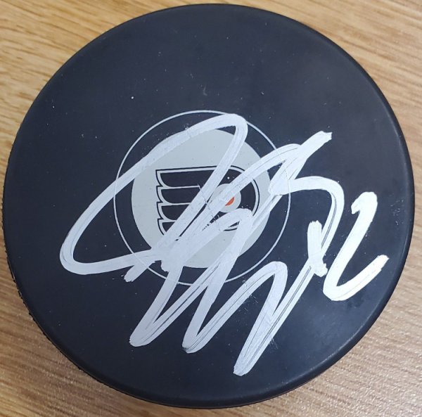Autographed/Signed Simon Gagne Philadelphia Orange Hockey Jersey JSA COA at  's Sports Collectibles Store