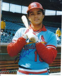 1981 BREWERS Sixto Lezcano signed card Fleer #513 AUTO Autographed Milwaukee
