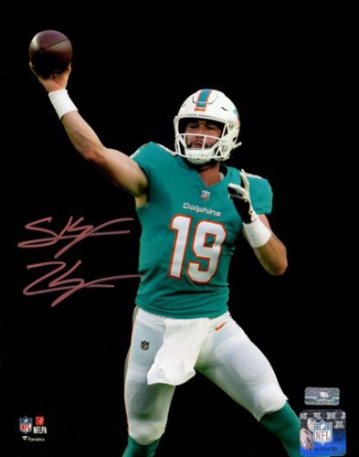 Skylar Thompson Miami Dolphins Action Signed 8x10