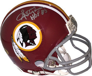 Sonny Jurgensen Autographed Signed Washington Football Riddell TB Mini  Helmet #13 HOF 83- JSA Hologram (Gray Mask)