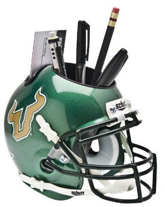Schutt NCAA South Florida Bulls Football Helmet Desk Caddy