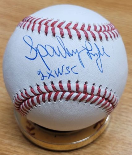 New York Yankees Sparky Lyle Autographed Pro Style Custom