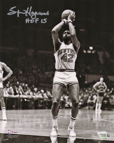 Spencer Haywood Autographed Signed New York Knicks B&W 8x10 Photo w/HOF'15