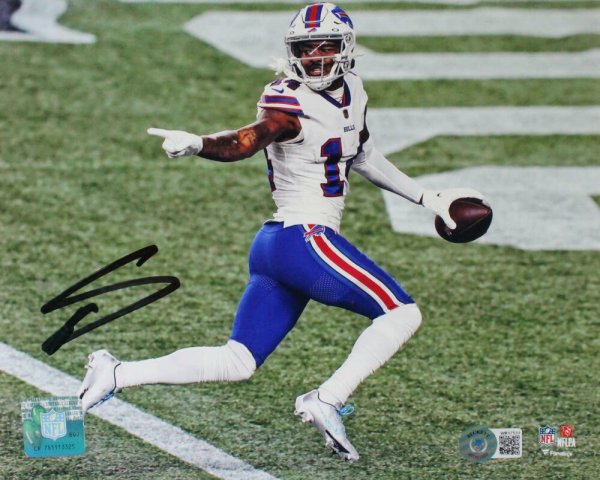 Framed Stefon Diggs Buffalo Bills Autographed 16 x 20