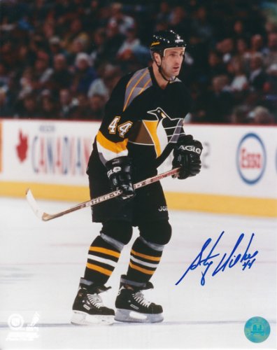 Stephane Richer Autographed Signed 8X10 Pittsburgh Penguins Photo - Main Line Autographs