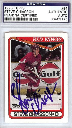 Detroit Red Wings Autographed Trading Cards 100% Authentic Signed 