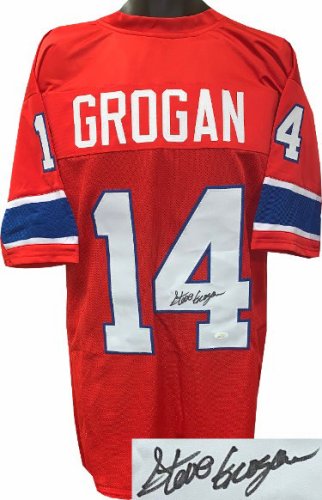 Steve Grogan Autographed New England Patriots 8×10 Photo 85 AFC Champs  30229 – Denver Autographs