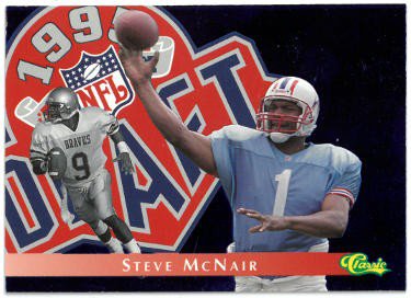 Steve McNair 2006 Donruss Playoff Absolute Game Worn Jersey/Shoe Card  #TOT-125- 14/50 (Tennessee Titans)