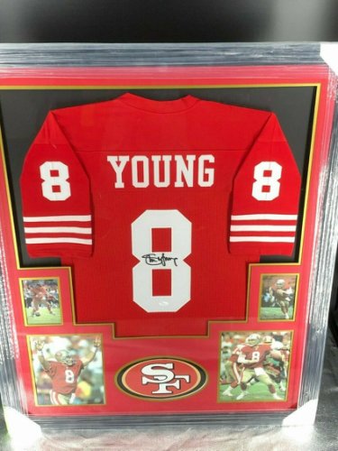 steve young autographed jersey