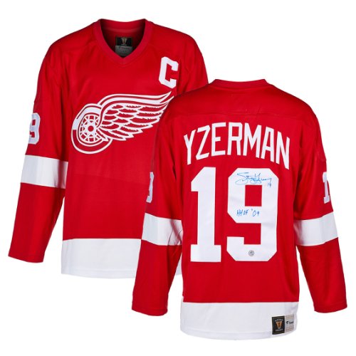 Steve Yzerman #19 C Detroit Red Wings Adidas Reverse Retro Jersey by Vintage Detroit Collection