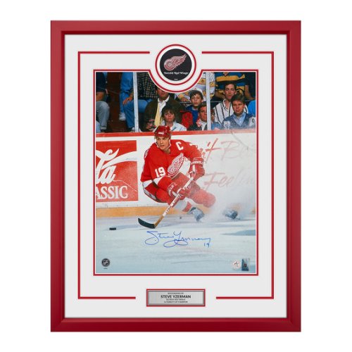 Steve Yzerman Detroit Red Wings Signed Autographed White Custom