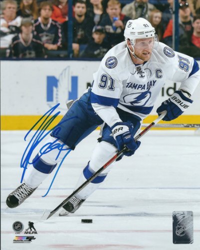Steven Stamkos Autographed Signed 8X10 Tampa Bay Lightning Photo - Main Line Autographs