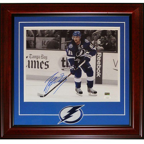 Steven Stamkos Autographed Signed Tampa Bay Lightning Deluxe Framed 11X14 Photo With Patch - JSA