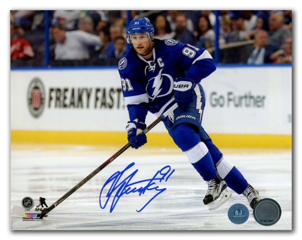 Steven Stamkos Tampa Bay Lightning Autographed Signed Nhl Hockey 8x10 Photo