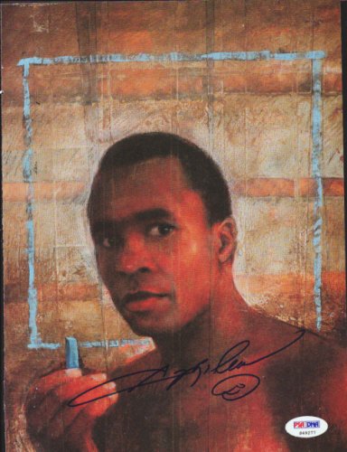 Sugar Ray Leonard Autographed Signed Magazine Page Photo PSA/DNA