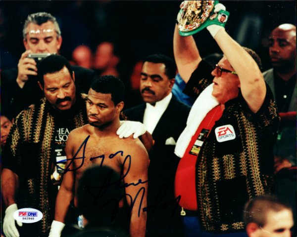 125021 Sugar Shane Mosley Signed 8x10 Boxing Photo AUTO Autograph LEAF COA 