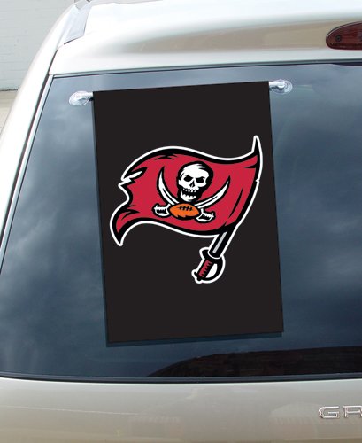 Tampa Bay Buccaneers Car Window Flag Blowout Sale