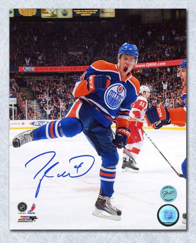 taylor hall signed jersey