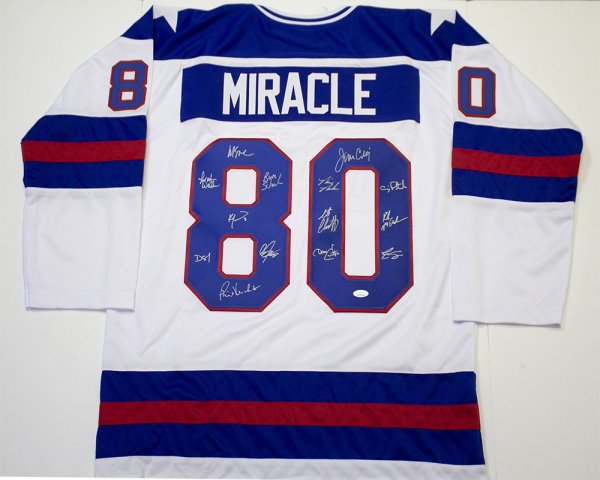 miracle on ice jersey signed