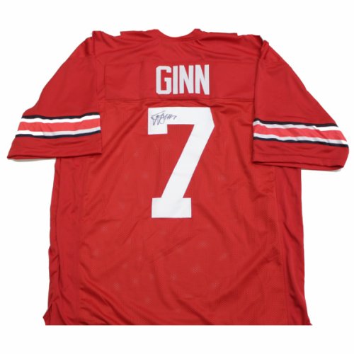 Ted Ginn Jr. Autographed Signed Ohio State Buckeyes #7 Custom Red Jersey - Certified Authentic